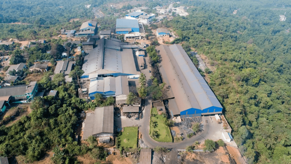 An aerial view of the Verna Industrial Estate. Source: The Goan Everyday