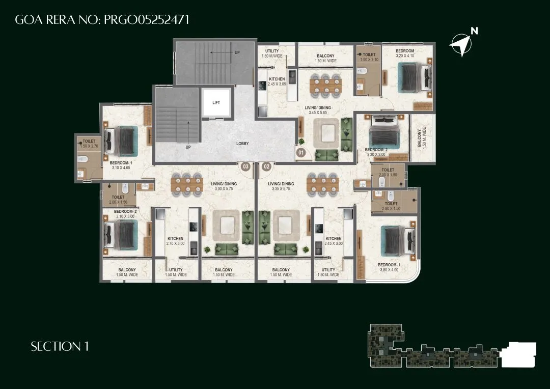 Mohidin Properties Mirage Section 1 Layout Plan
