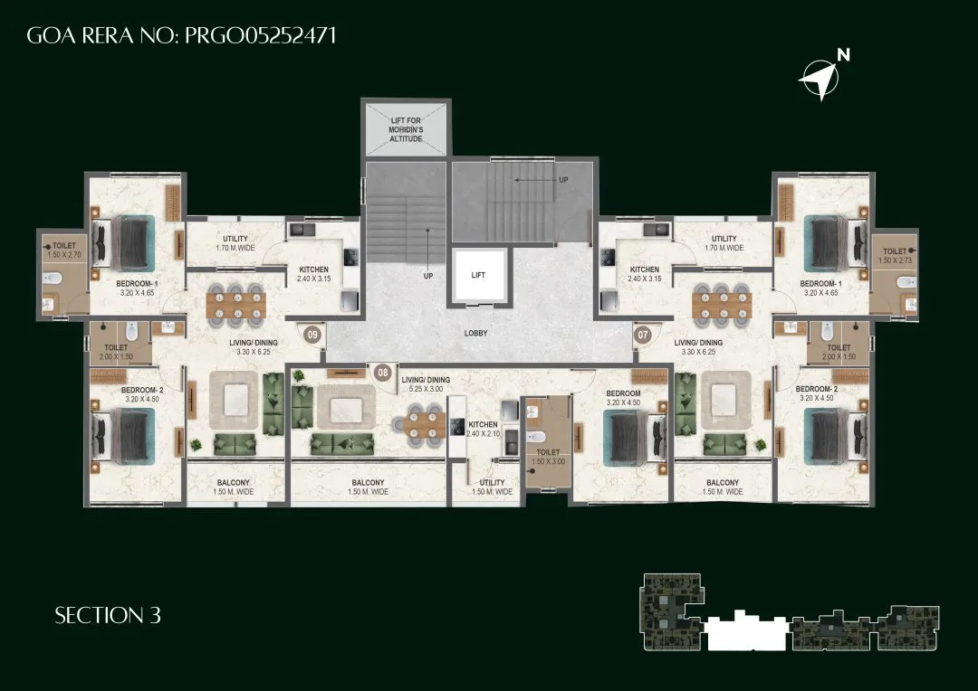 Mohidin Properties Mirage Section 3 Layout Plan
