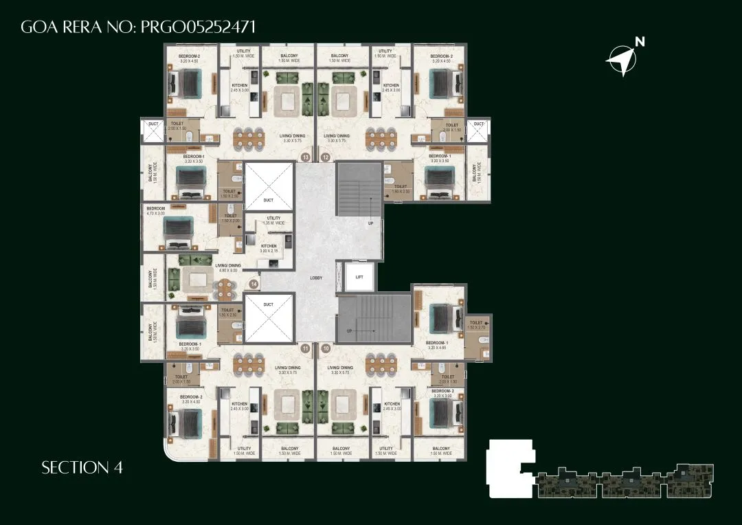 Mohidin Properties Mirage Section 4 Layout Plan
