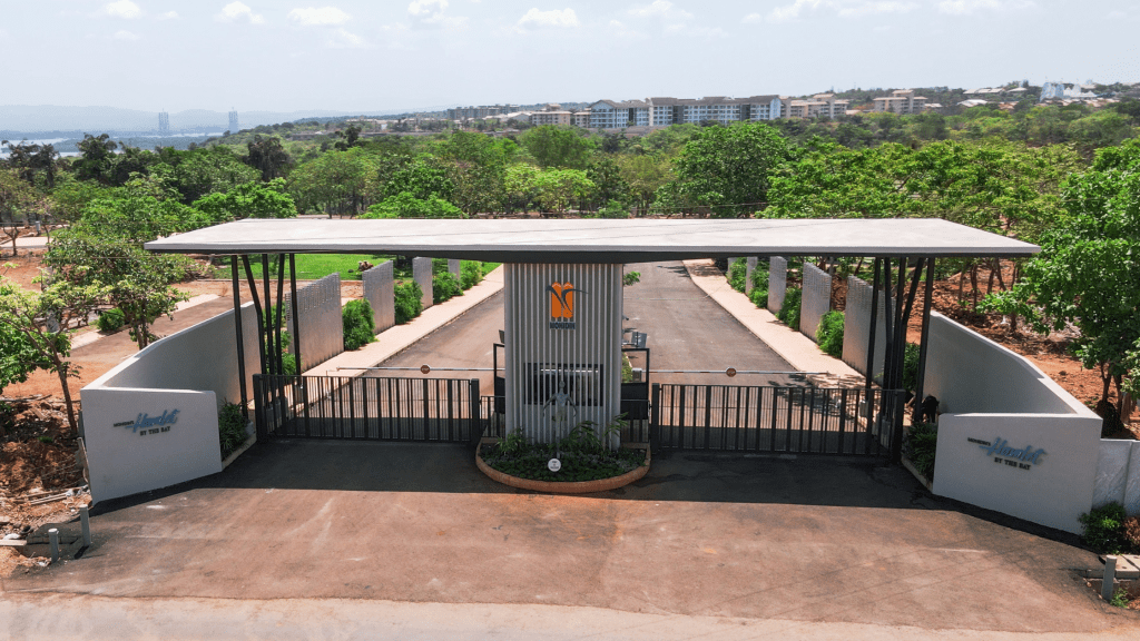 The front gate of Mohidin’s Hamlet By The Bay. Source: Mohidin Properties