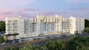 A render of the proposed Mohidin Mirage in Sancoale. Source: Mohidin Properties