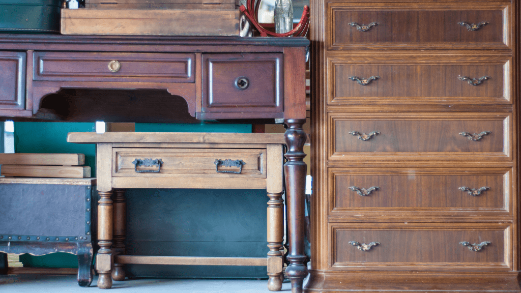 Repainting an old dresser with a bright Goan hue or converting a vintage ladder into a towel rack for your bathroom are simple DIY projects. Source: Canva