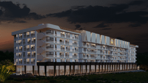 Mirage’s shopfronts are not isolated islands—they’re woven into a community of over 300 residential units. Source: Mohidin Properties