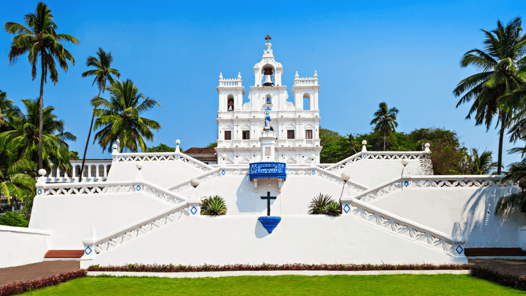 The iconic Our Lady of the Immaculate Conception Church in Panjim. Source: Canva