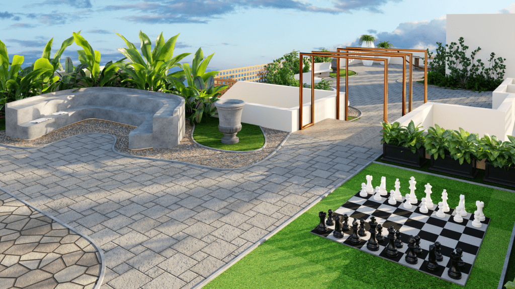 A render of the rooftop of Mohidin’s Mirage. Source: Mohidin Properties