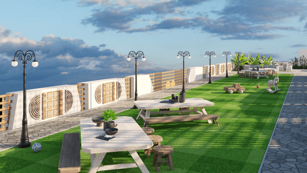 A render of the rooftop of Mohidin’s Mirage. Source: Mohidin Properties