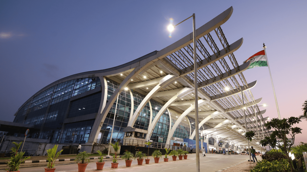 The exterior of the Dabolim International Airport. Source: Airports Authority of India