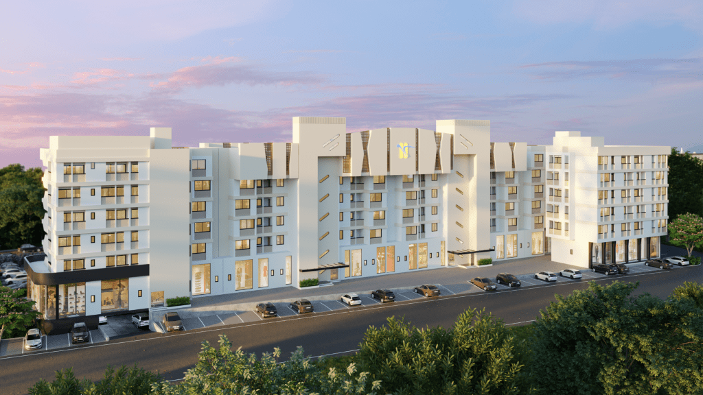 Mirage’s retail podium is designed with modern sensibilities. Source: Mohidin Properties