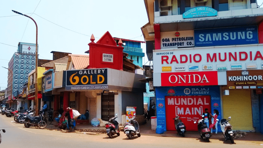 Shop fronts in Margao. Source: Barreto Miranda