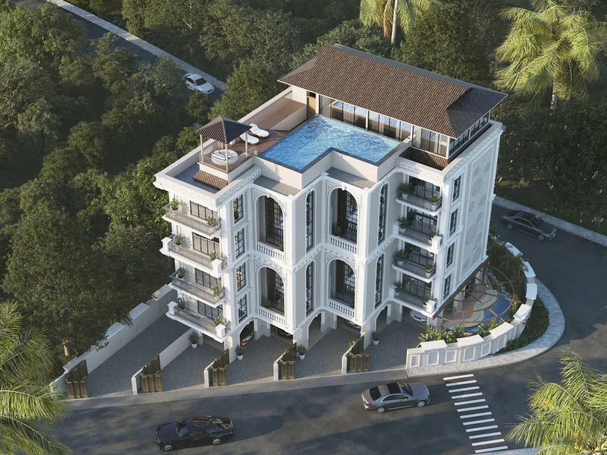 Bird's eye view of Thirty Eight by Mohidin's rooftop