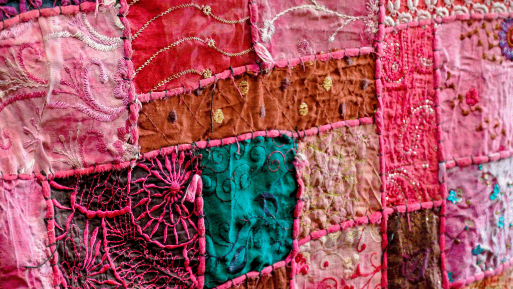 artistic patchwork fabrics