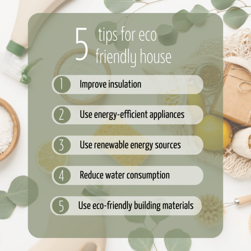 Green Modern Simple Eco Friendly Tips Instagram Post